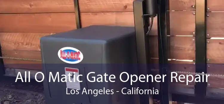 All O Matic Gate Opener Repair Los Angeles - California